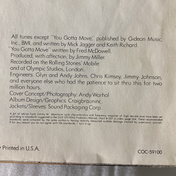 Rare VINTAGE ROLLING STONES “STICKY FINGERS Album”. REAL ZIPPER VERSION.1971 - Picture 8 of 14